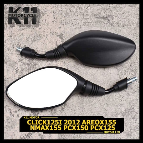 กระจกหลัง PCX125 สีดำ เดิม คู่